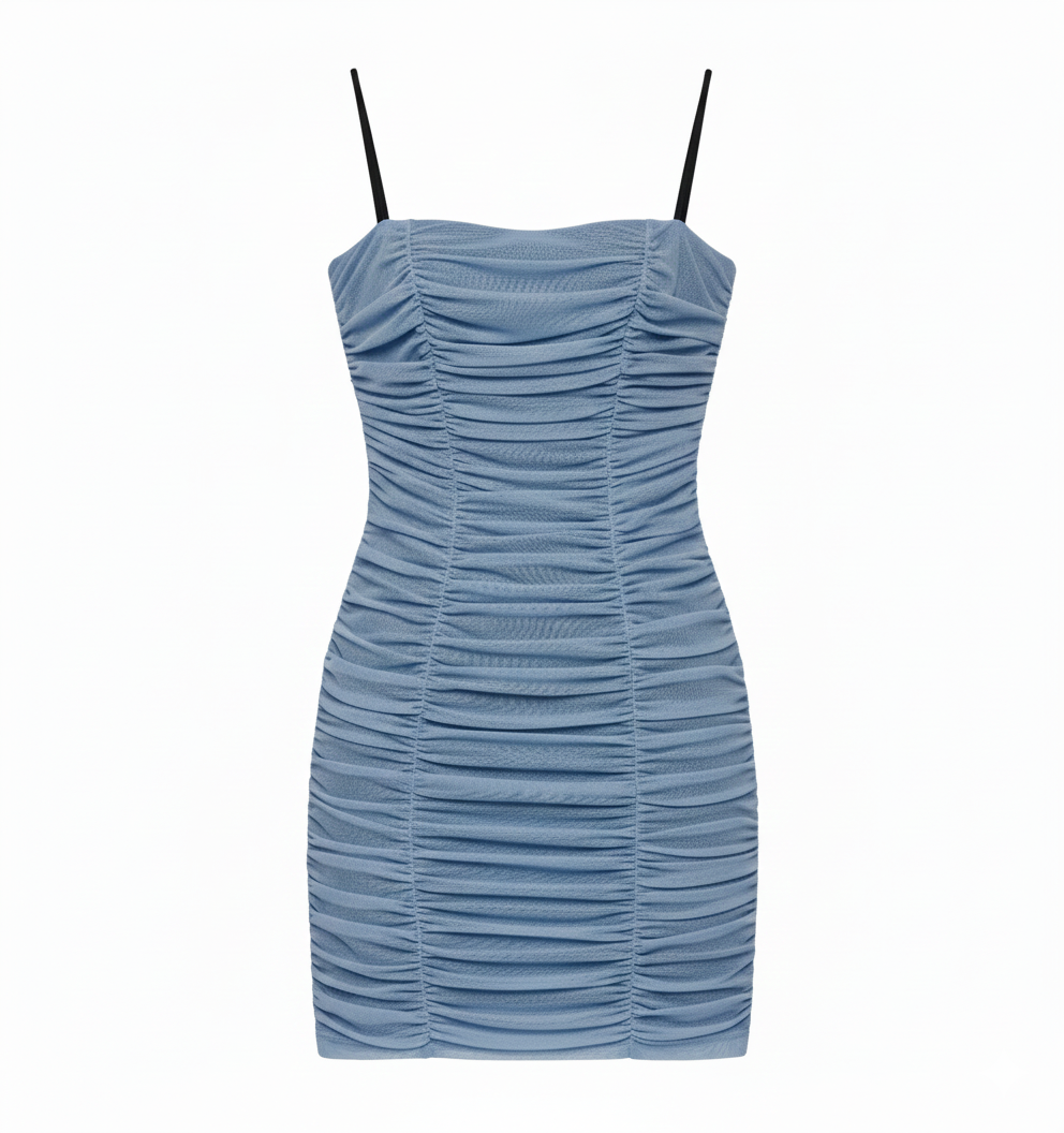 Bustier dress drapped tulle